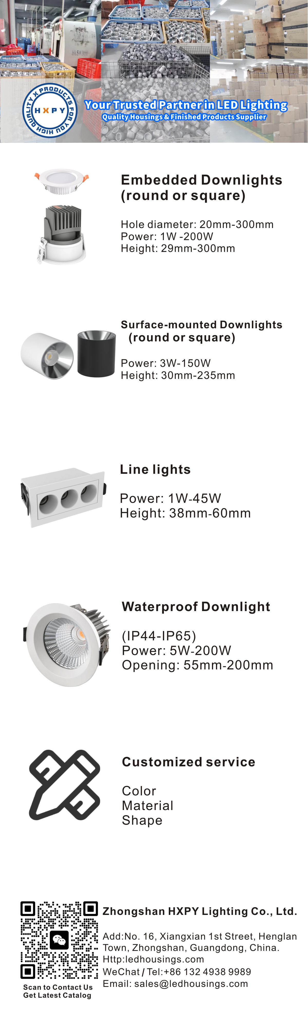 LED Housings Product Catalog